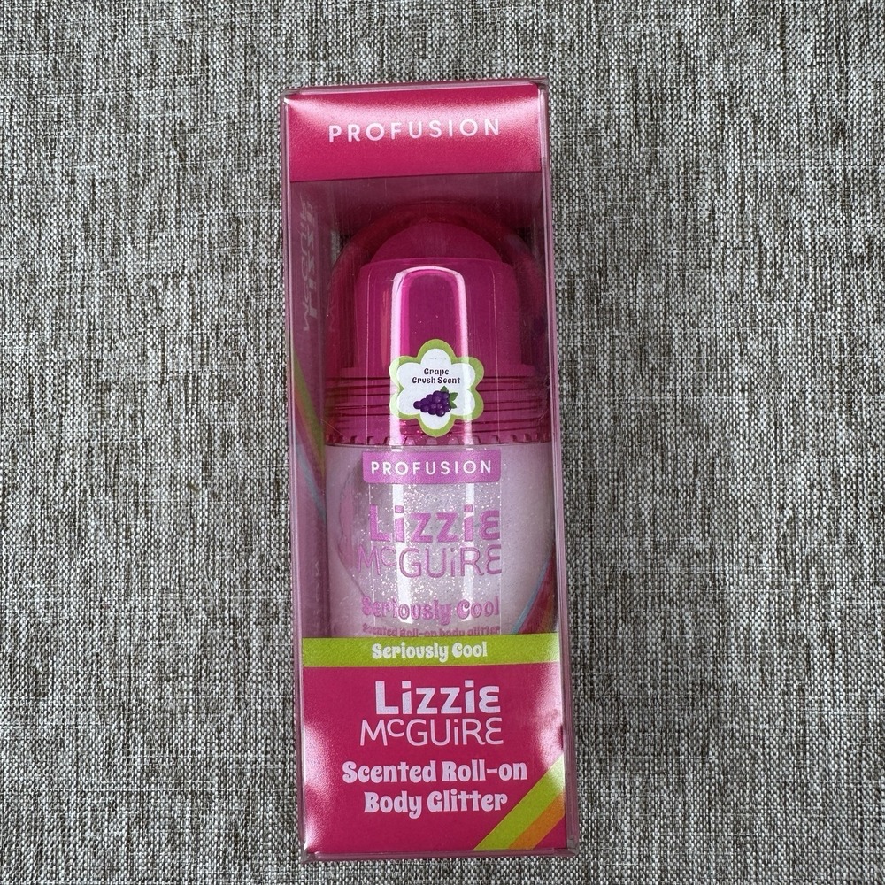 Lizzie McGuire Scented Roll On body Glitter NEW - Grape Profusion HTF
